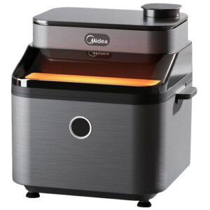 Air Fryer Frytkownica beztłuszczowa MIDEA MF-CY75C2​​ z funkcją pary i okienkiem do obserwacji postępów gotowania