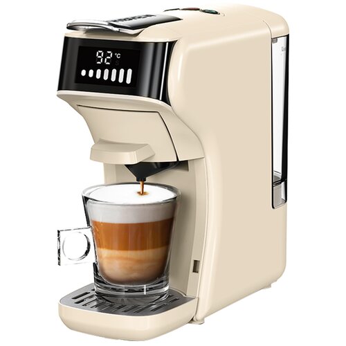 Ekspres HIBREW H1B Beżowy z modułem do kapsułek Dolce Gusto i Nespresso
