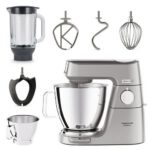 Robot kuchenny planetarny KENWOOD KVL85.124SI Titanium Chef Baker XL 1200W z wagą i blenderem kielichowym (2 misy)