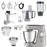 Robot kuchenny planetarny KENWOOD Titanium Chef Baker XL KVL85.704SI (2 misy) z wagą, malakserem i krajarką