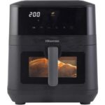 Air Fryer Frytkownica beztłuszczowa HISENSE HAF2100DCD 7.7l z 10 automatycznymi programami i okienkiem do obserwacji postępów gotowania