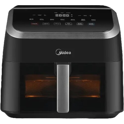 Air Fryer Frytkownica beztłuszczowa MIDEA Space Master MAD85000ADK z okienkiem do obserwacji postępów gotowania