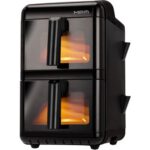 Air Fryer Frytkownica beztłuszczowa MPM MFR-13 12l z podwójnym koszem i okienkiem do obserwacji postępów gotowania