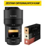 Ekspres DELONGHI Nespresso Vertuo Pop ENV90.B + zestaw kaw