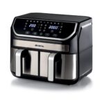 Air Fryer Frytkownica beztłuszczowa ARIETE 4625/00 4.5l z podwójnym koszem cyfrowy panel sterowania