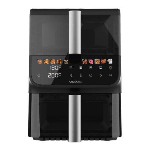 Air Fryer Frytkownica beztłuszczowa CECOTEC Cecofry DuoLevel 10000 Window 10l z podwójnym koszem