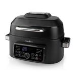 Air Fryer Frytkownica beztłuszczowa NEDIS KAAFG600BK 6l programator czasowy