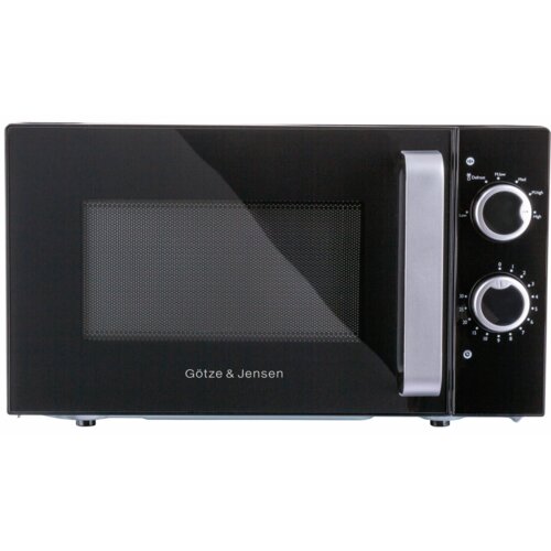 Kuchenka mikrofalowa GÖTZE & JENSEN MO301K 700W średnica 24.5 cm pojemność 20L Czarny