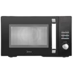 Kuchenka mikrofalowa MIDEA MAC23XF 800W średnica 27 cm pojemność 23L Grill Inverterquattro Czarny