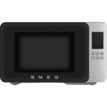 Kuchenka mikrofalowa SMEG Collezione MOC01BLMEU 1900W średnica 28 cm pojemność 29l Technologia Inverter Auto Defrost Quick Start Czarny