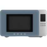 Kuchenka mikrofalowa SMEG Collezione MOC01SBMEU 1900W średnica 28 cm pojemność 29l Technologia Inverter Auto Defrost Quick Start Niebieski