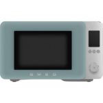 Kuchenka mikrofalowa SMEG Collezione MOC02EGMEU 2100W średnica 28 cm pojemność 27L Technologia Inverter Auto Defrost Quick Start Szmaragdowy