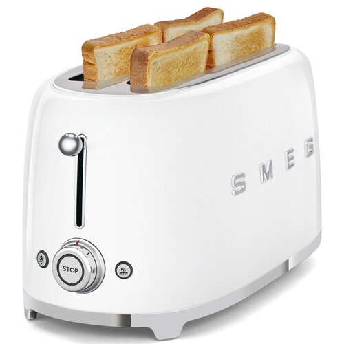 Toster SMEG TSF02WHEU Biały